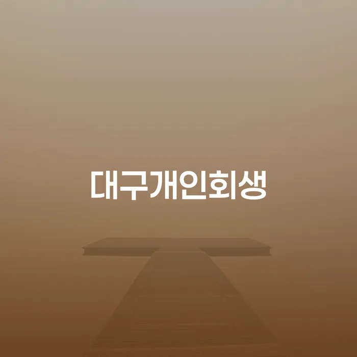 개인회생비용저렴한곳 연체 채무 신속해결방법 선택의 조건