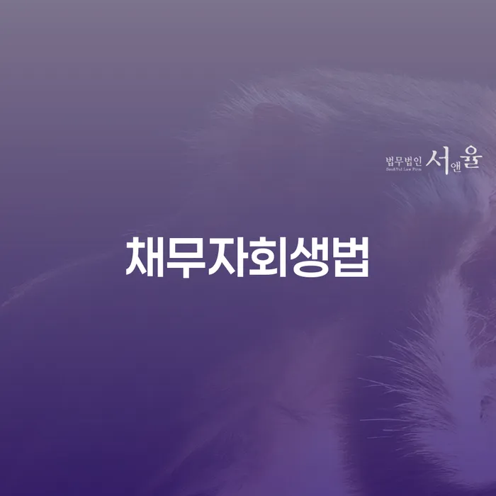 개인신용회복제도 채무조정제도을 이용하여 체크리스트