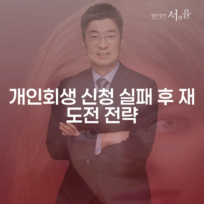 개인회생 신청 실패 후 재도전 전략: 어떻게 성공할 수 있을까요?