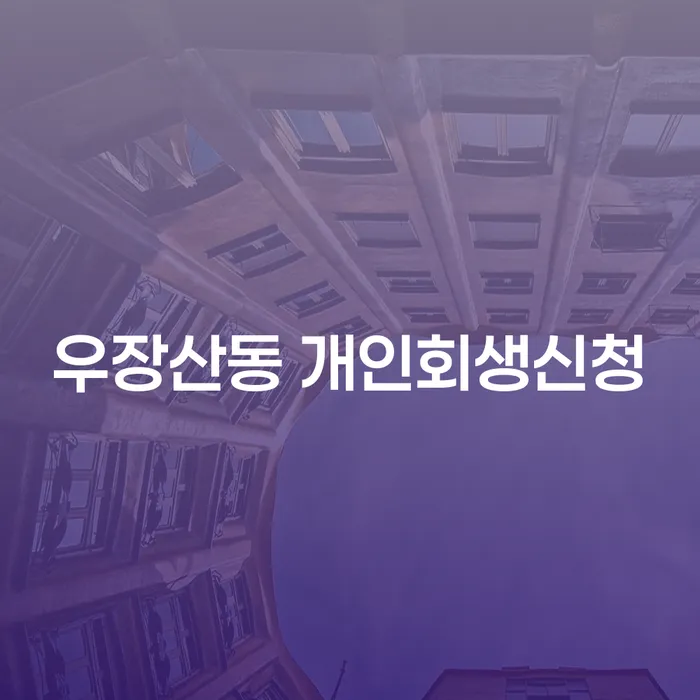 우장산동 개인회생신청: 채무 해결의 최선책은 무엇일까요?