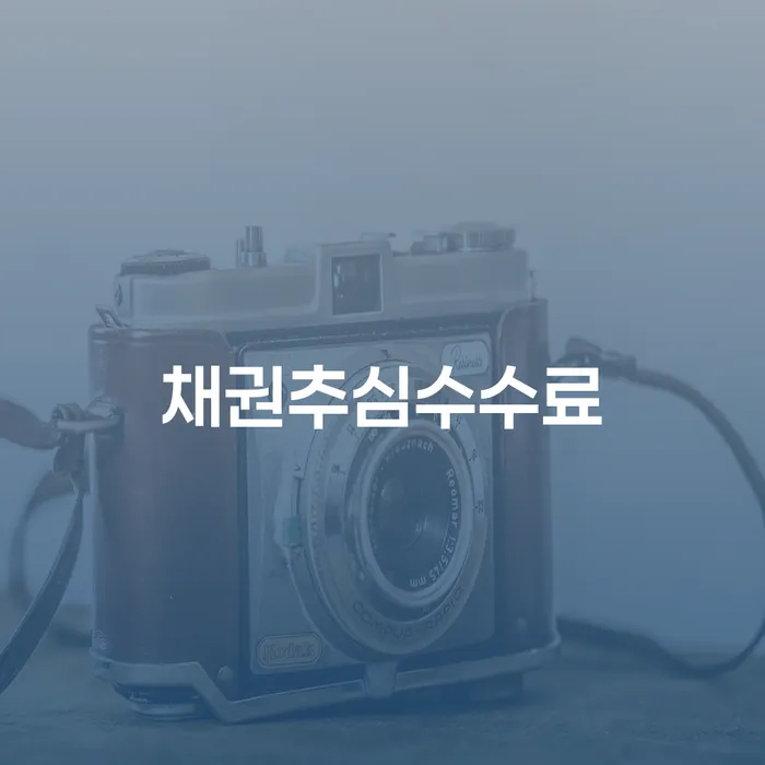 채권추심수수료는 무엇이며, 강진군 개인회생법무법인을 선택하는 이유는?